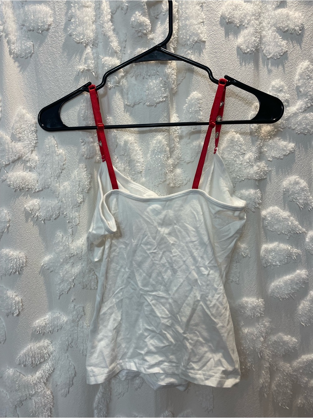 Vintage White/red Mudd jersey crop top with red 'Mudd 00' graphic - Picture 4 of 5